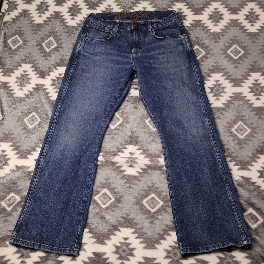 Wrangler Retro Slim Bootcut Jeans Medium Wash 77MWPRP Mens 30x30 Semi VTG